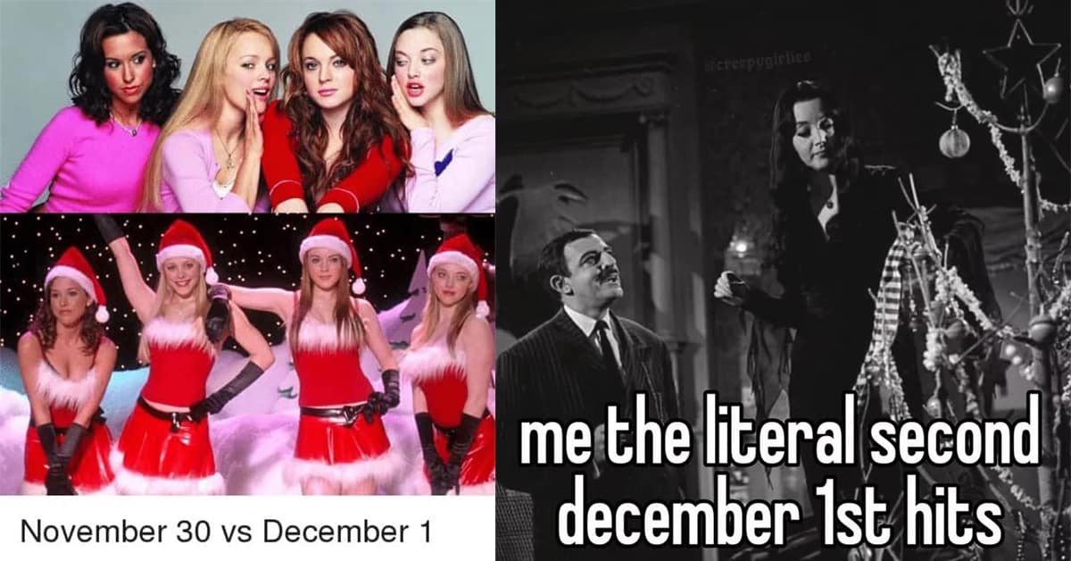 Compilation of the best December 1st meme images and december meme jokes.