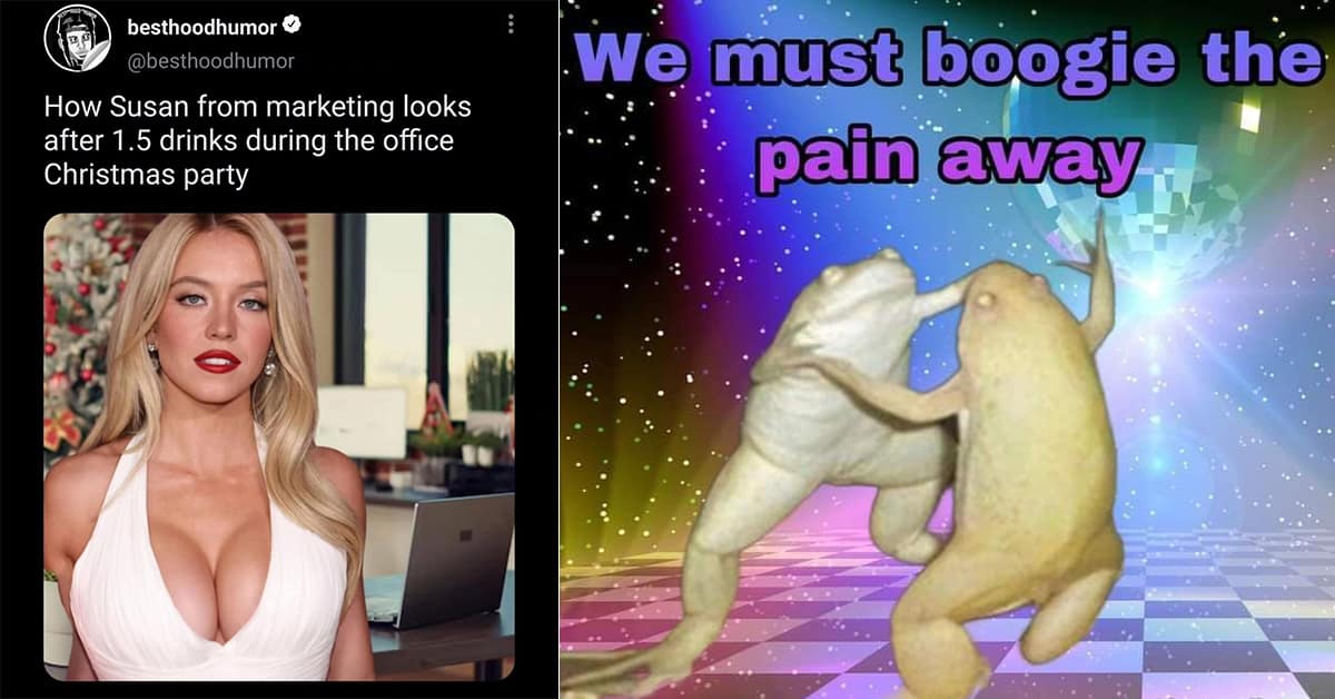 Collection of funny meme images and meme dump compilations featuring Girl Scout cookies and Sydney Sweeney