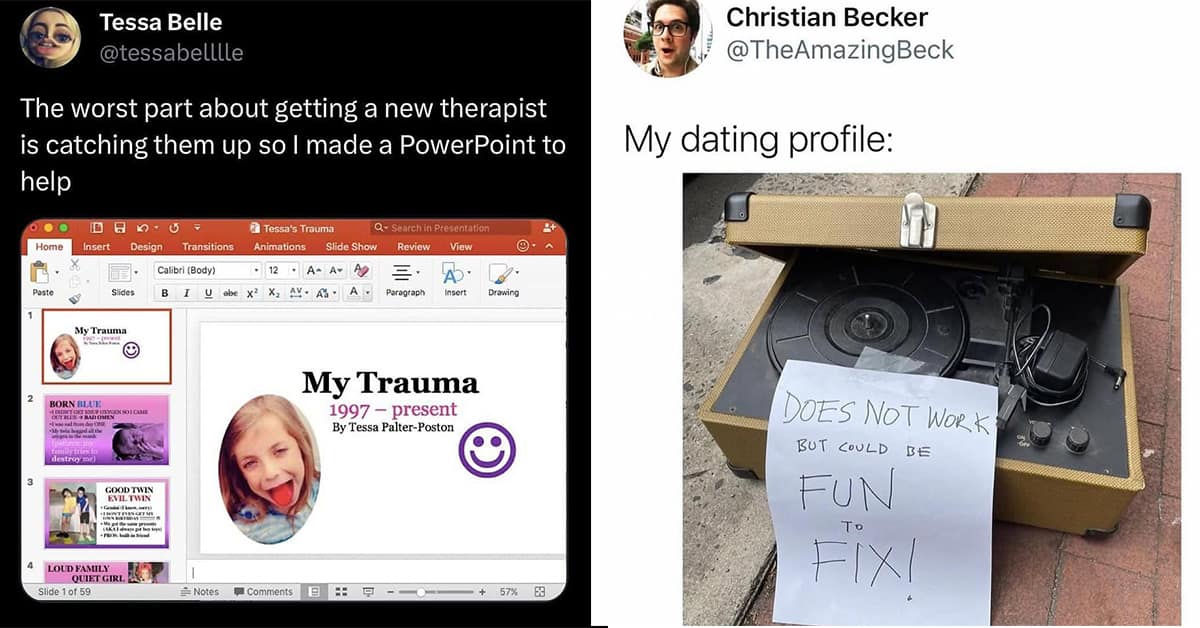 Collection of mental health meme images and psychology meme compilations featuring cupcake scales and anxiety spirals