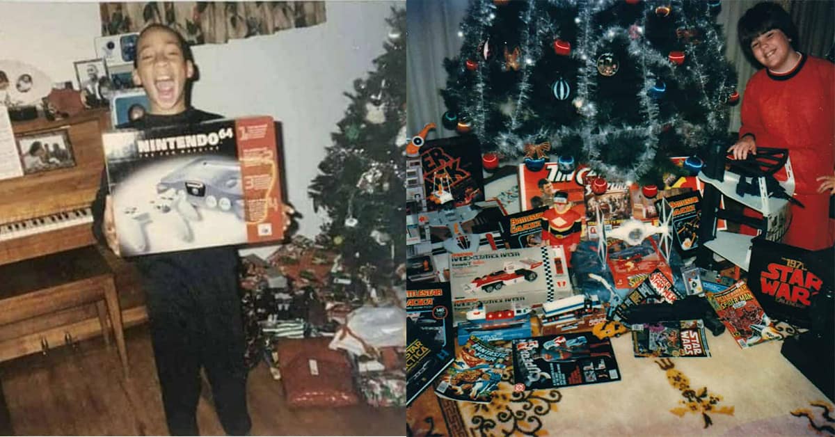 Collection of retro christmas photos and nostalgic christmas pictures from the 90s.