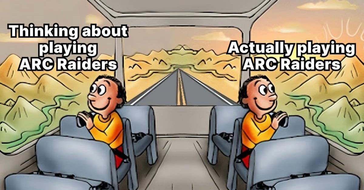 Collection of Arc Raiders meme images and funny Arc Raiders memes featuring Squidward watching playtesters and the Grim Reaper