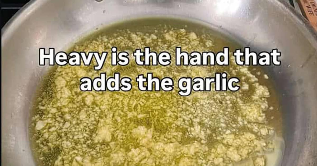 Collection of funny food meme images and funny memes about food featuring spicy ramen and excessive garlic