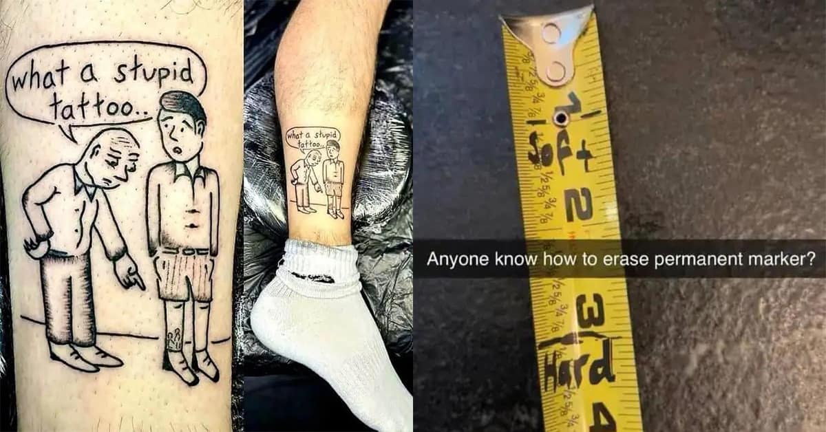 Collection of funny meme images and hilarious meme favorites featuring recursive tattoos and pork chop incidents