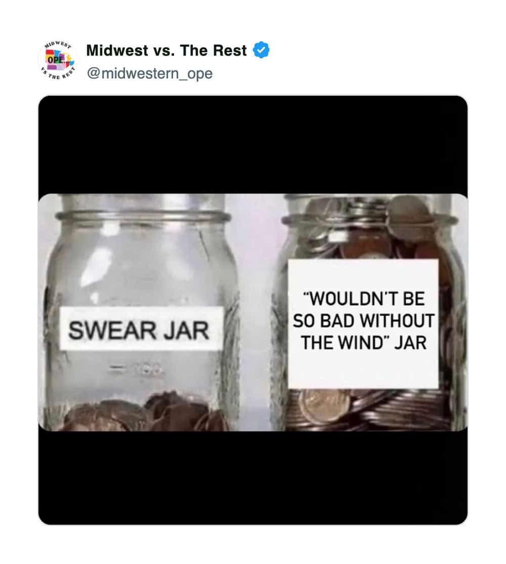 Text post about a Midwestern dad's angry reaction to streaming service fees.