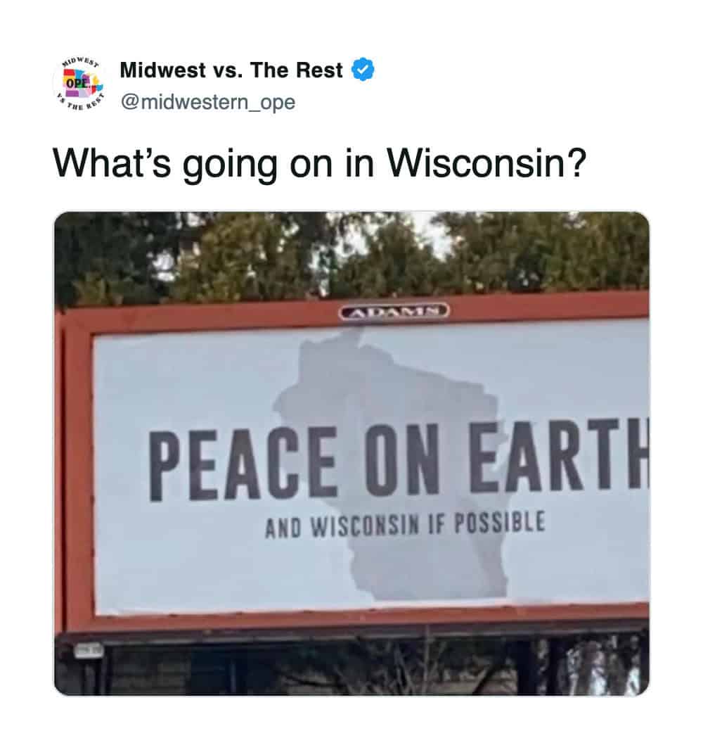 Text post explaining the confusing Midwestern phrase "no yeah" meaning yes.