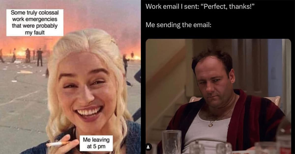 Collection of work meme images and funny memes about work featuring David Rose and Beetlejuice