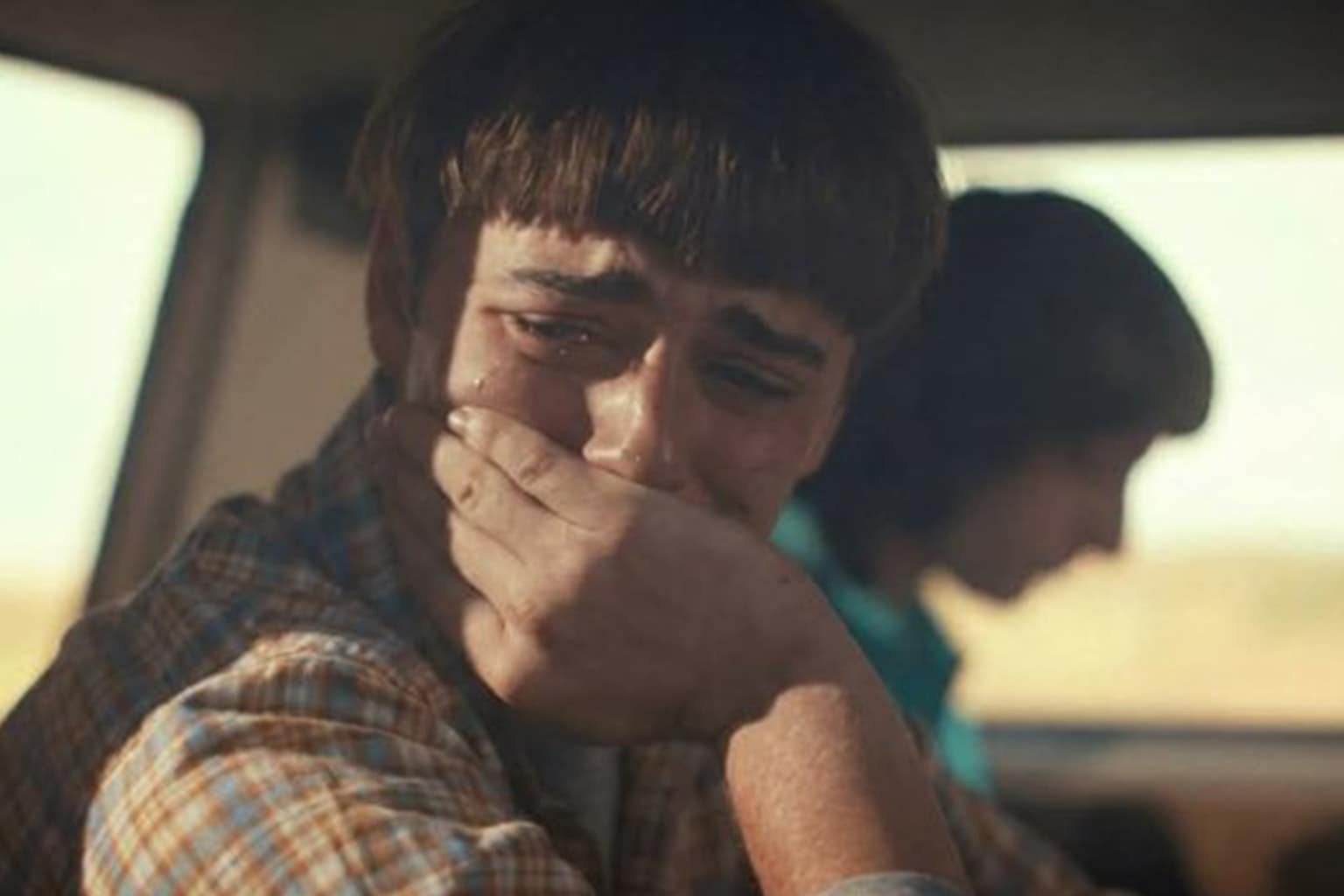 Classic memes compilation: A collage featuring Will Byers crying in a car, a cowboy hat resting on a pack of toilet paper, and Tupac in a 90s desert music video.