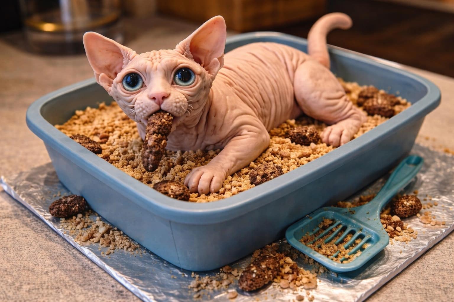 Funny cake compilation: A collage featuring a terrifying cake with realistic human teeth, a hyper-realistic package of ramen noodles made of frosting, and a baby doll head bursting out of a strawberry filling.