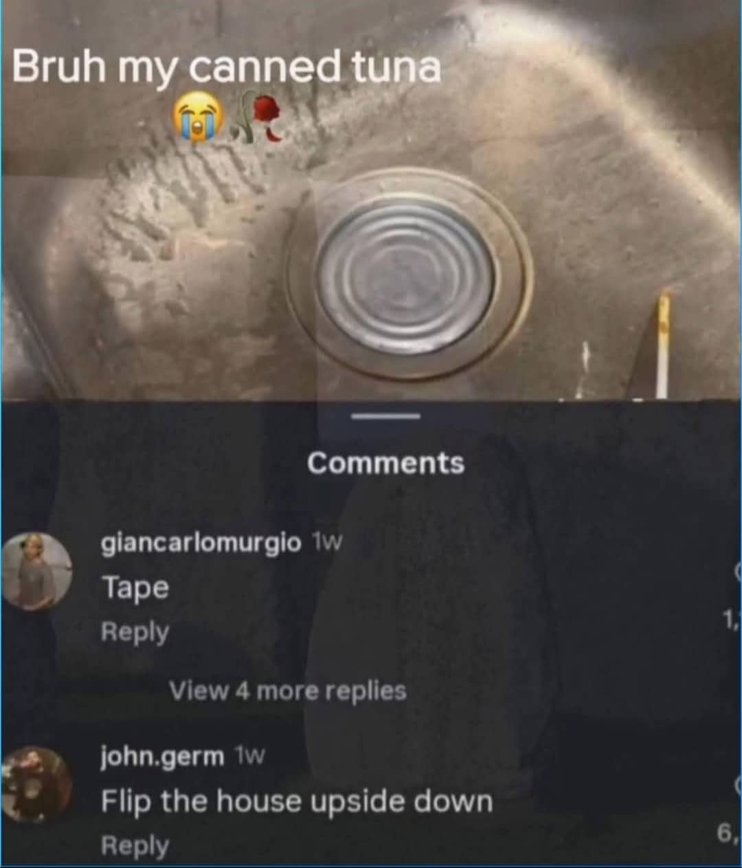 Tumblr post expressing frustration over the biological necessity of having to eat food every day.