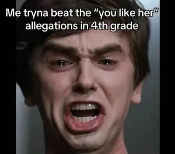 Freddie Highmore as Dr Shaun Murphy crying hilarious meme about 4th grade romance allegations.