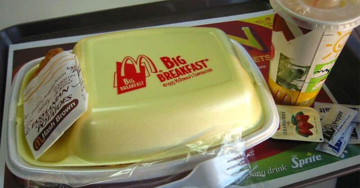 Best vintage McDonalds image compilation featuring the Super Mario Bros 3 Happy Meal, Batman Forever glass mugs, and Styrofoam packaging.