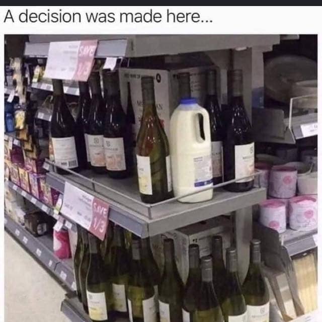 Karen Walker from Will and Grace saying she would suck alcohol out of a deodorant stick.