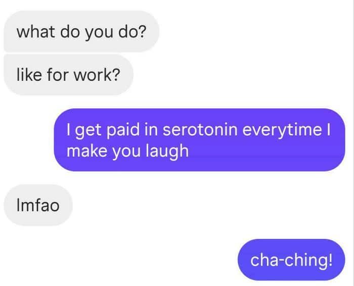 Dating app conversation roasts one-word answerer by comparing them to the Great Wall