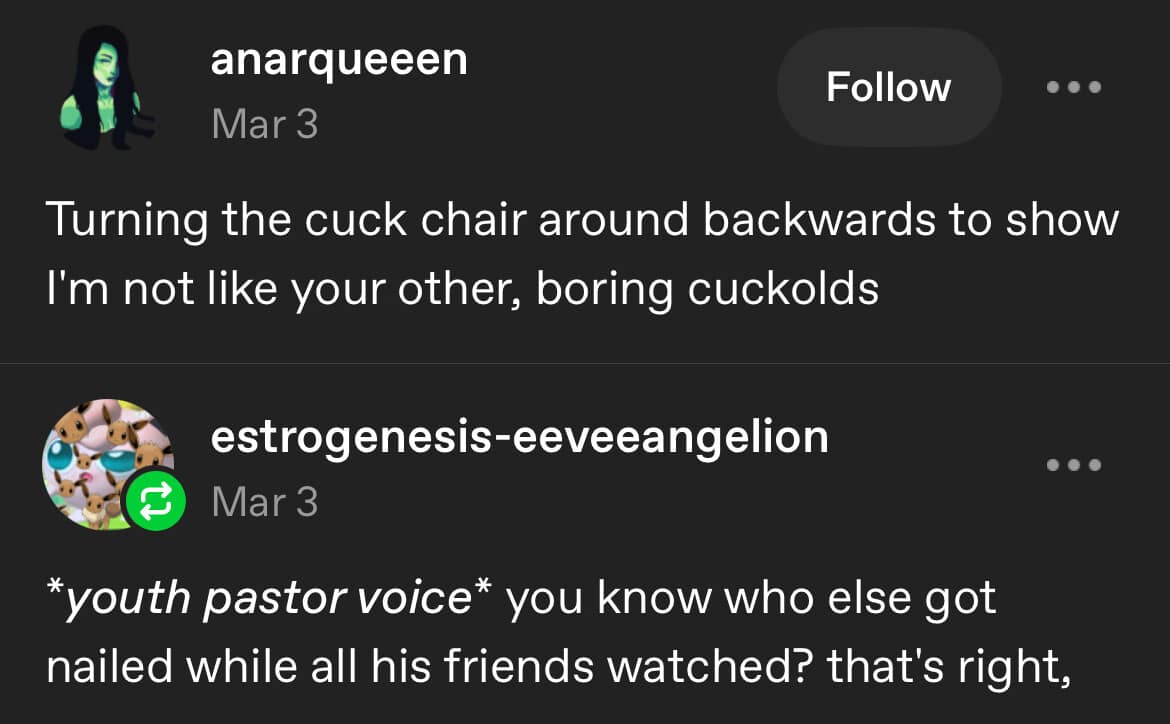 The chaotic intersection of modern internet slang and questionable youth pastor metaphors is captured in this unhinged classic meme about the specific awkwardness of being "nailed" while friends watch.