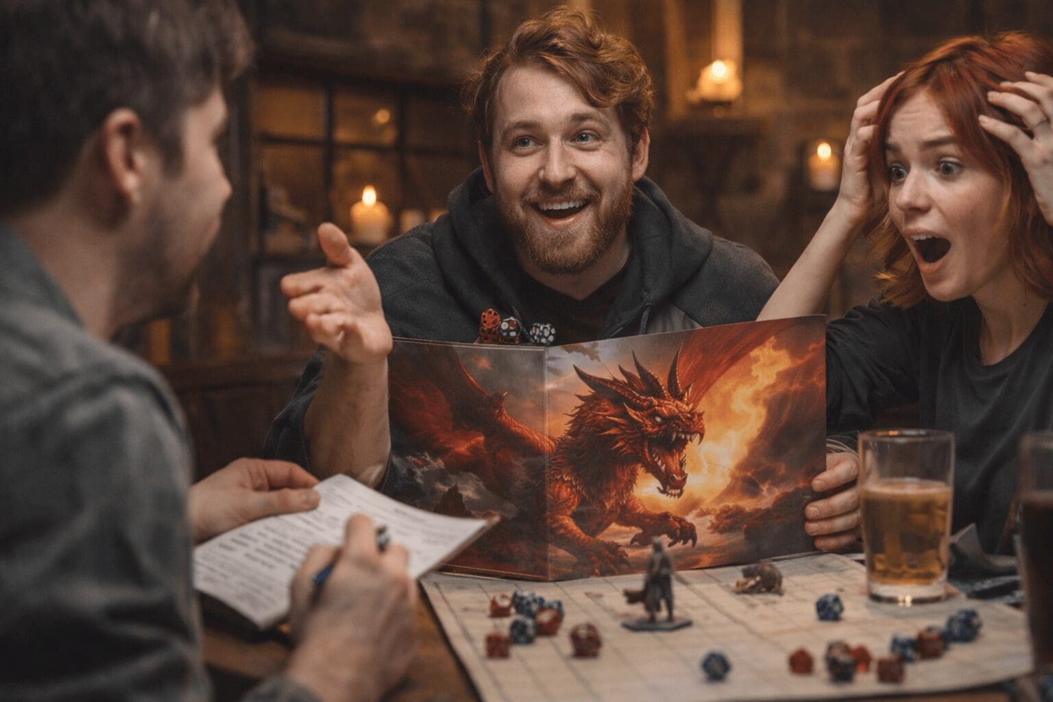 This full collection of dnd memes highlights the absolute chaos of the tabletop experience, featuring standouts like the redneck "Bubba Yaga" camper-van miniature, the adorable "Barbarian Pomeranian" werewolf, and a Wizard accidentally teleporting a Library of Alexandria scribe into a Barbie car.