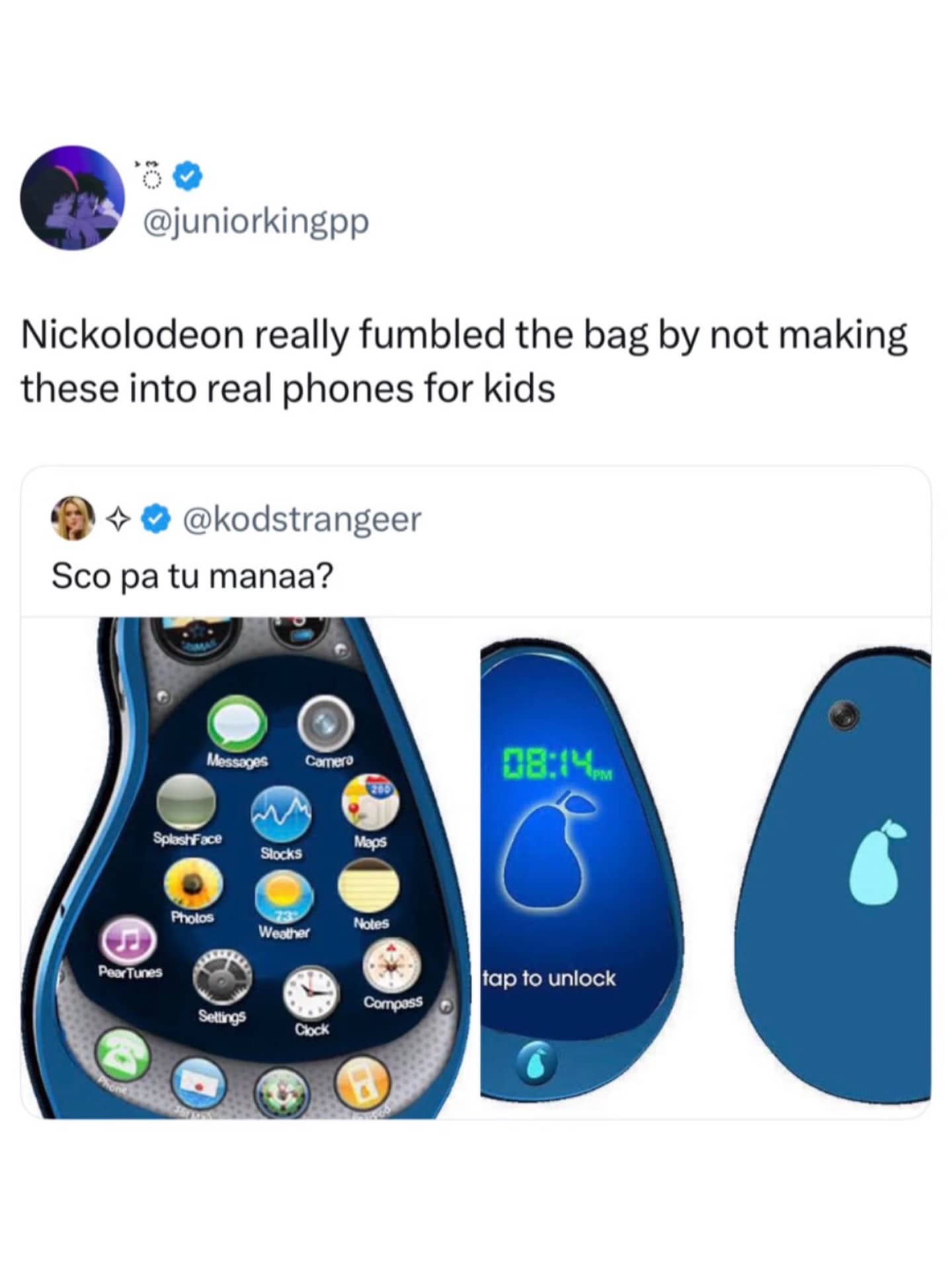 Viral tweet lamenting Nickelodeon never made the iCarly Pear Phone into a real device