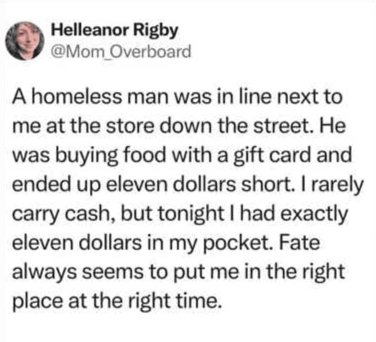 : Tweet about injured baby bird falling at woman's feet just as a passing stranger reveals he is an ornithologist