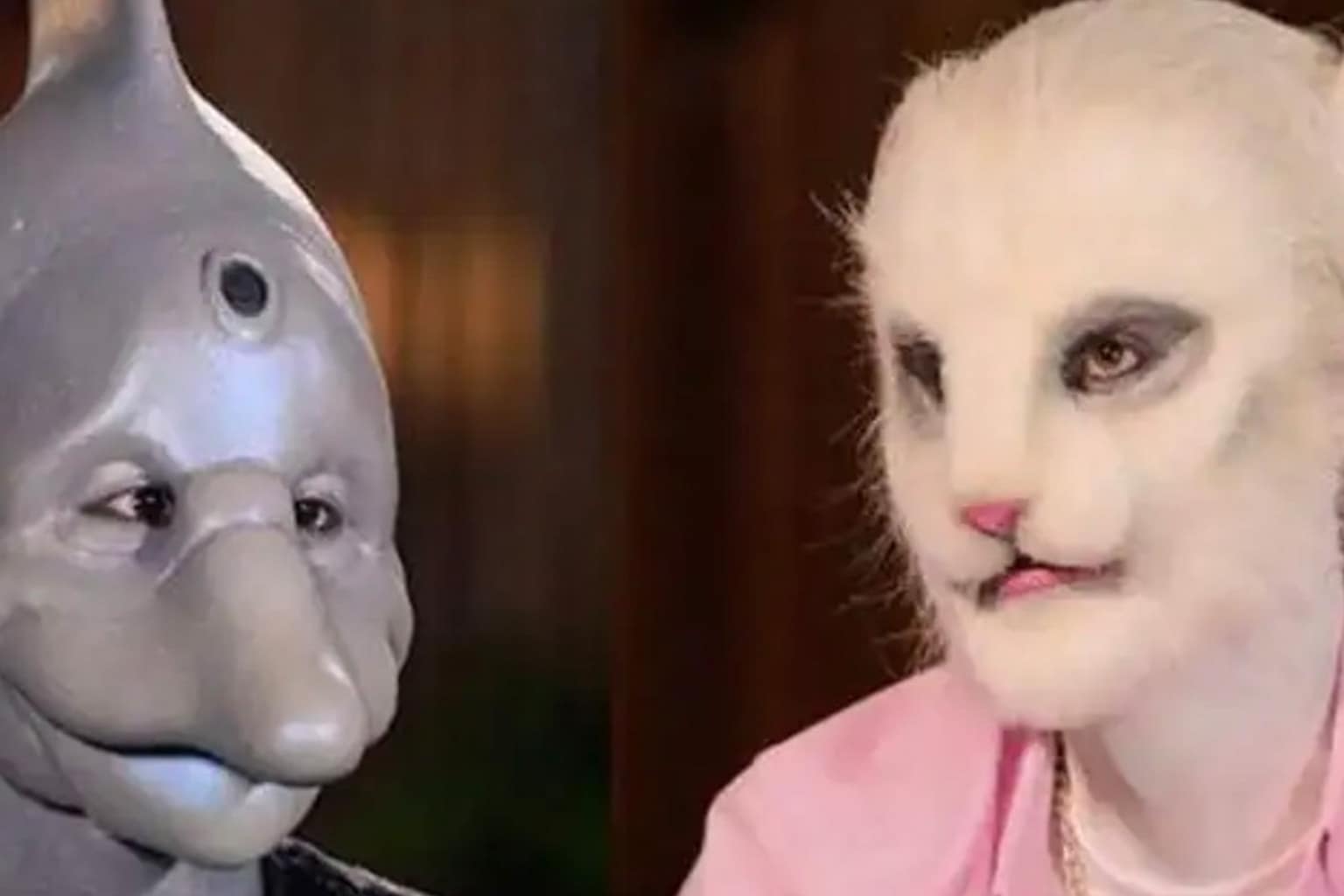 A collage of cursed images and memes featuring a Jed Master with unsettlingly smooth skin, a manual typewriter where every key has been replaced with a real human tooth, and a comic showing Kirby revealing hyper-realistic human feet inside his shoes.