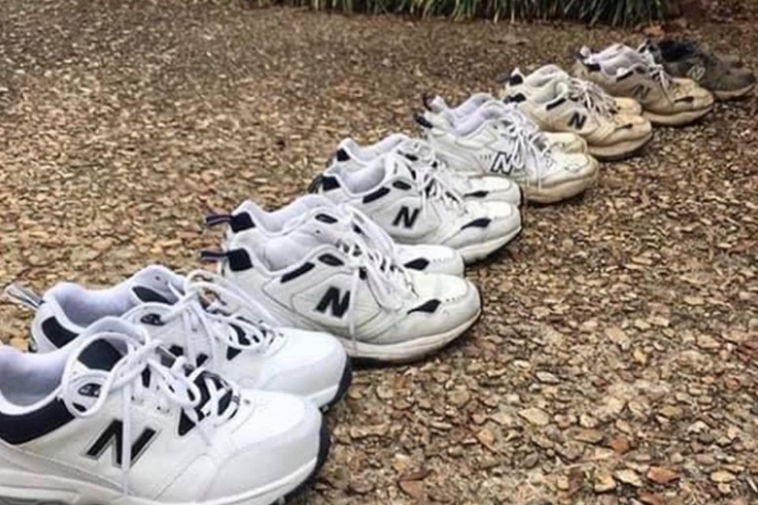 A dad memes gallery compilation featuring a 6ft tall son standing in a waist-deep pothole to shame the local council, a father who cut his pancake to look like Pac-Man chasing creamer cups, and a man winning Halloween by dressing as a literal Manwich can.