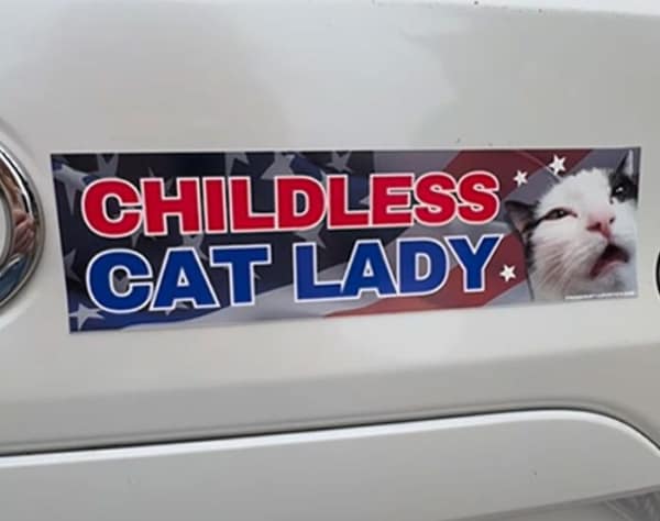 A funny bumper sticker on the rear window of a black Kia Sorento that reads I'm 70, leave me the hell alone in small white lowercase text positioned just above the Kia logo.