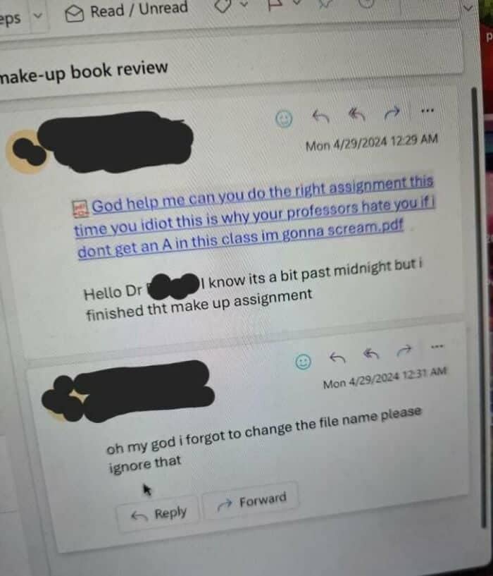 Teacher email notifying parent child yelled "this place is a living hell" after getting hit by ball in PE