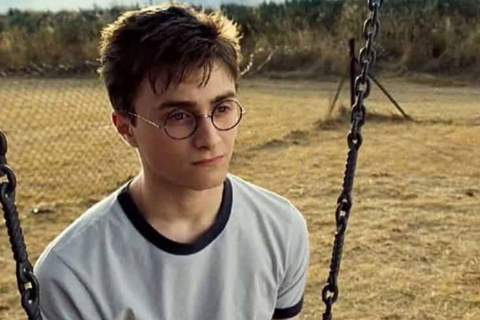 A gallery of funny Harry Potter memes featuring Dolores Umbridge standing on a Golden Snitch, Neville Longbottom slaying a "Radio Star" Nagini, and a weary Ben Affleck trapped on the moving staircases of Hogwarts.