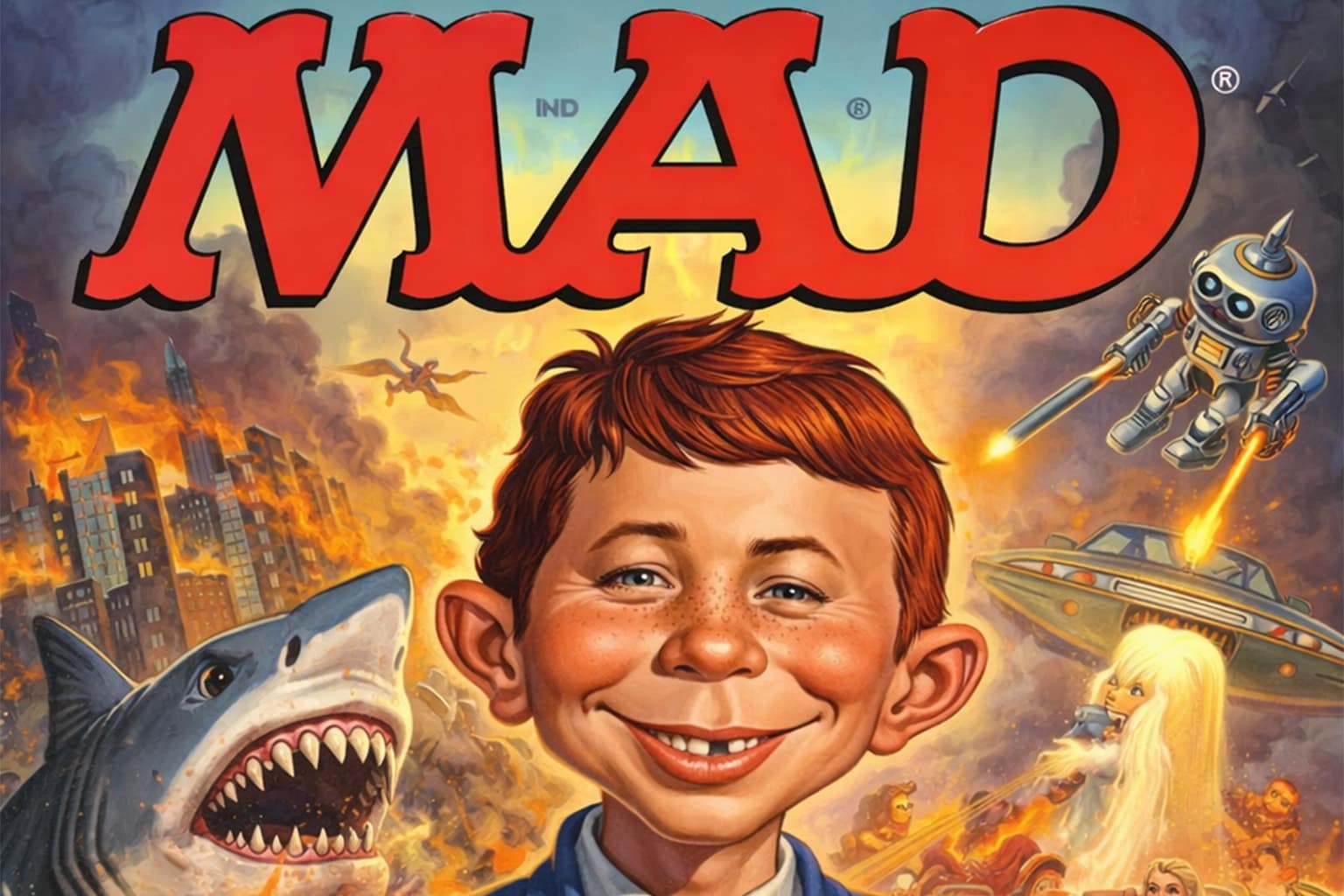The collection of vintage mad magazine covers is a high-octane archive of cultural satire, capturing an era where no celebrity or blockbuster was safe from the gap-toothed grin of Alfred E. Neuman.