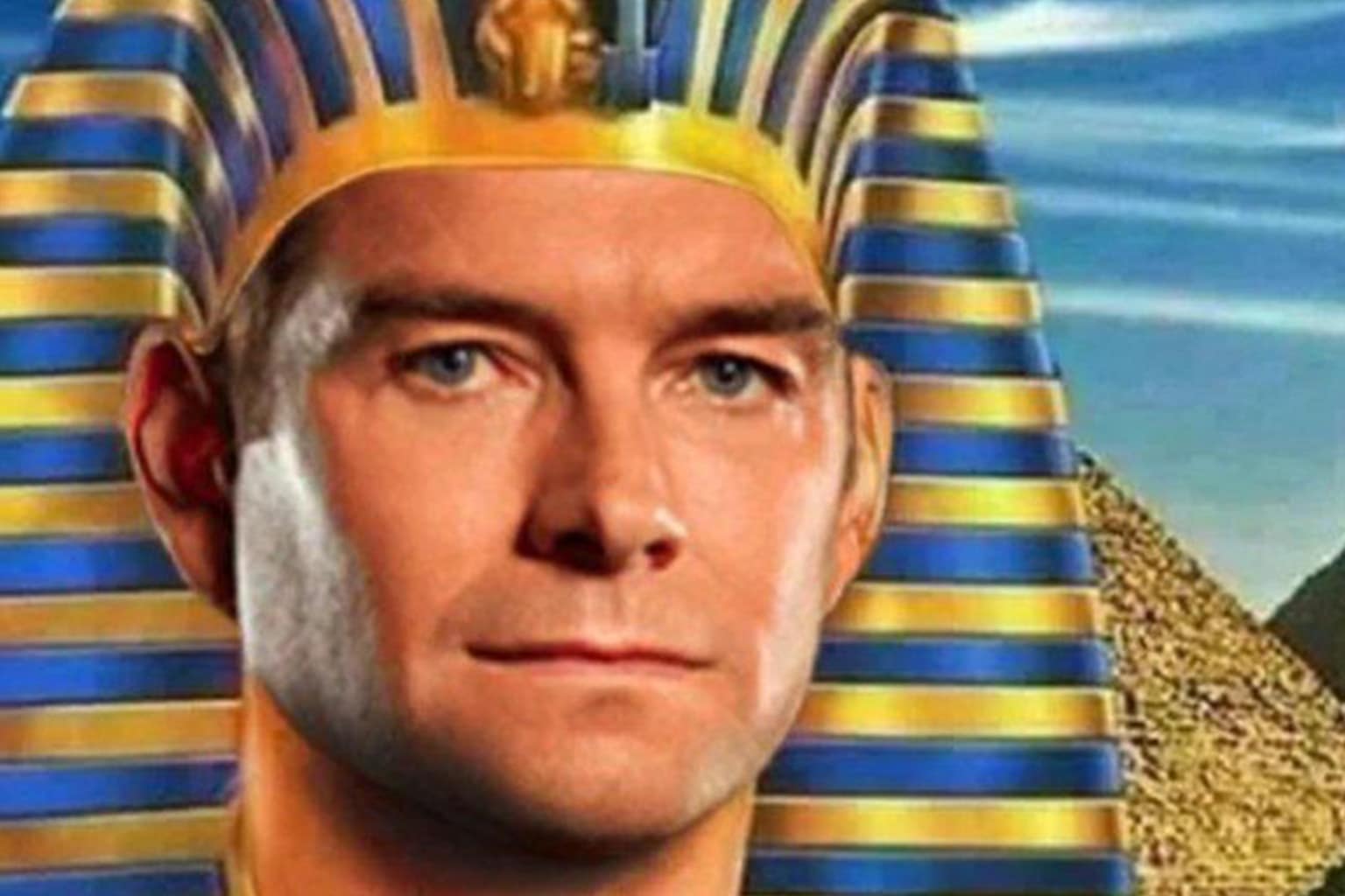 A comprehensive meme dump gallery representing the peak of 2026 internet irony, featuring a high-octane edit of Homelander as an Egyptian Pharaoh, a starlit wizard declaring that mana is stored in the balls, and a feral black cat on a shredded couch representing the lie that "this email finds you well."