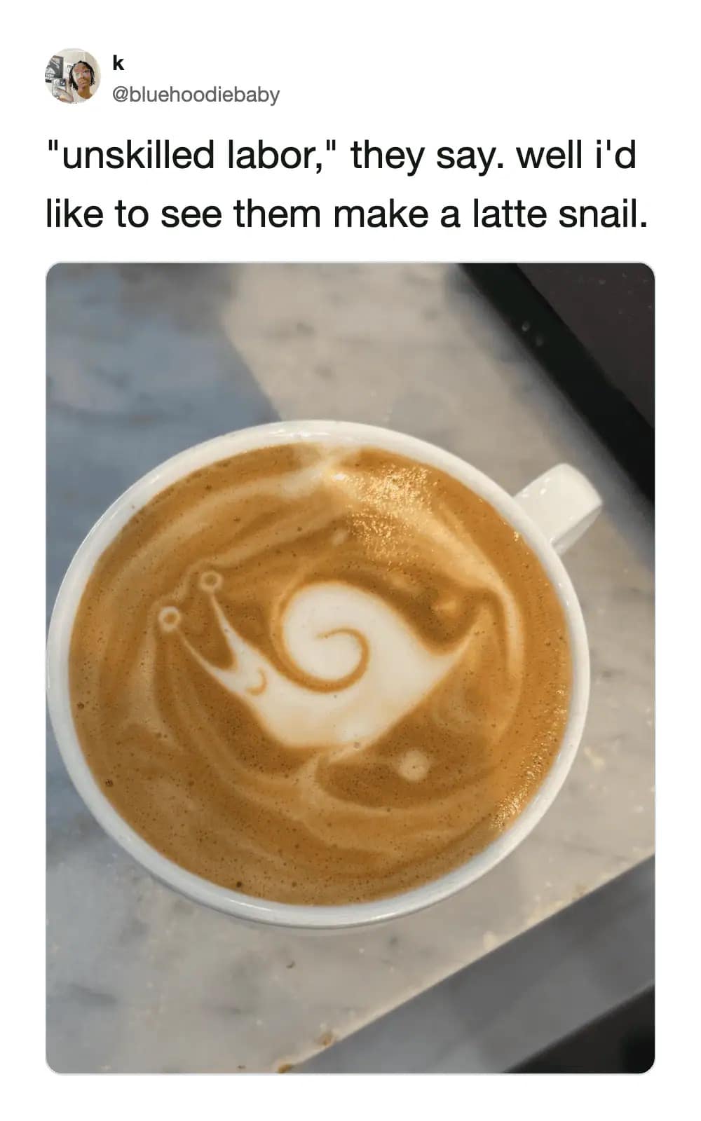 A simple photo of a tiny white dog curled up into a small ball with the text "literally me," a classic relatable funny meme format.