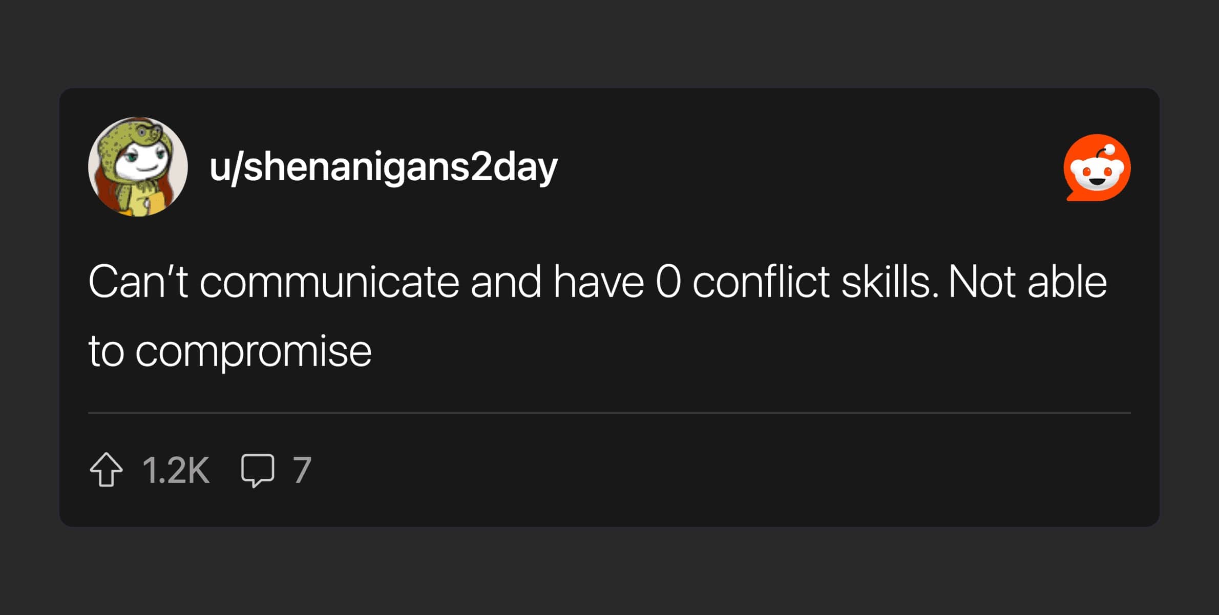 Reddit comment warning that minimal daily communication signals a partner quietly planning an exit