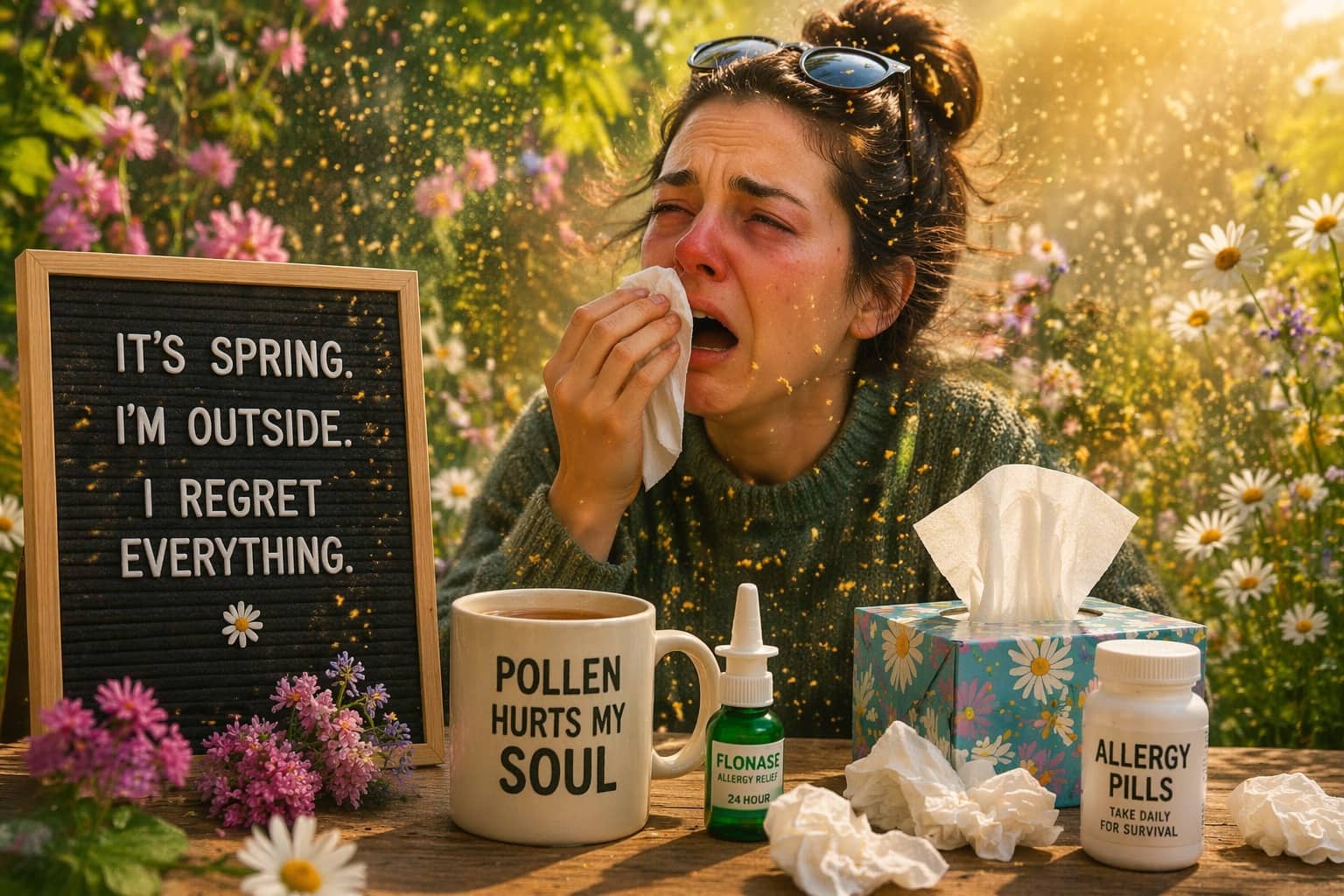 spring allergies_ nature's cruel joke
