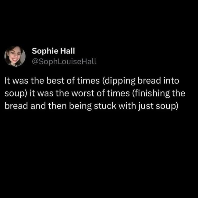 Tara's minimalist funny food tweet outlines a classic hazardous college housing memory, recalling an unhinged apartment microwave that would actively continue to run and radiate while the door was completely wide open.