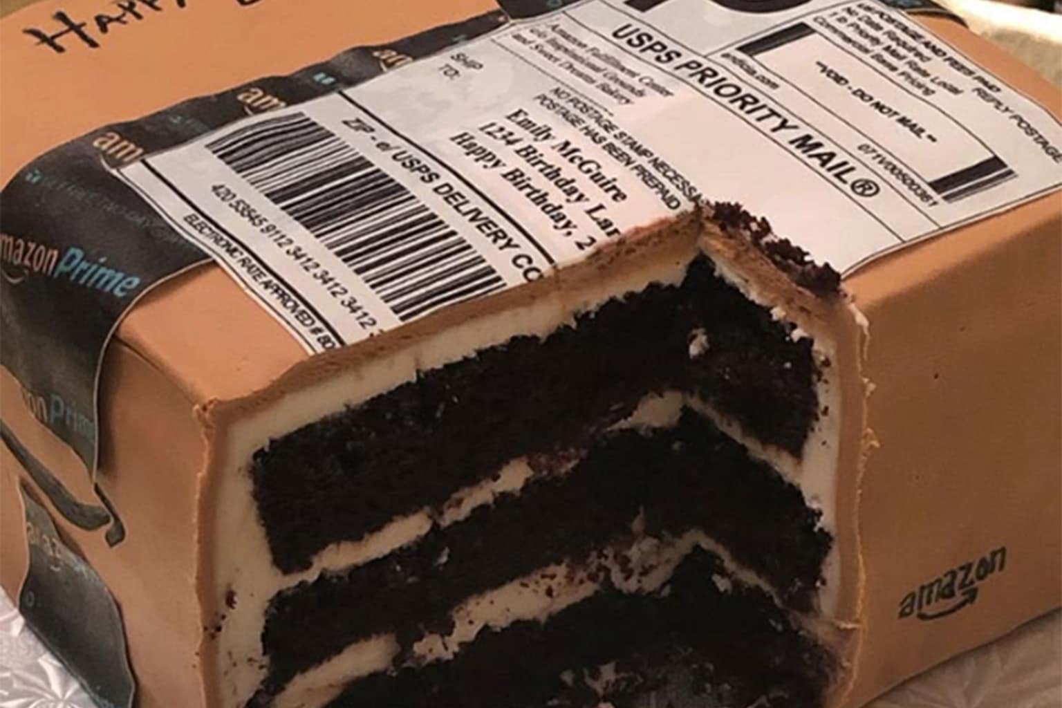 A viral food memes gallery compiling the internet's most unhinged baking creations and hilarious culinary loopholes, highlighted by a grocery store sheet cake frosted to look like a red pack of Marlboro cigarettes, a model toy pickup truck drifting along a whipped cream track on a pumpkin pie, and a pair of reading glasses accidentally baked into a loaf of banana bread.