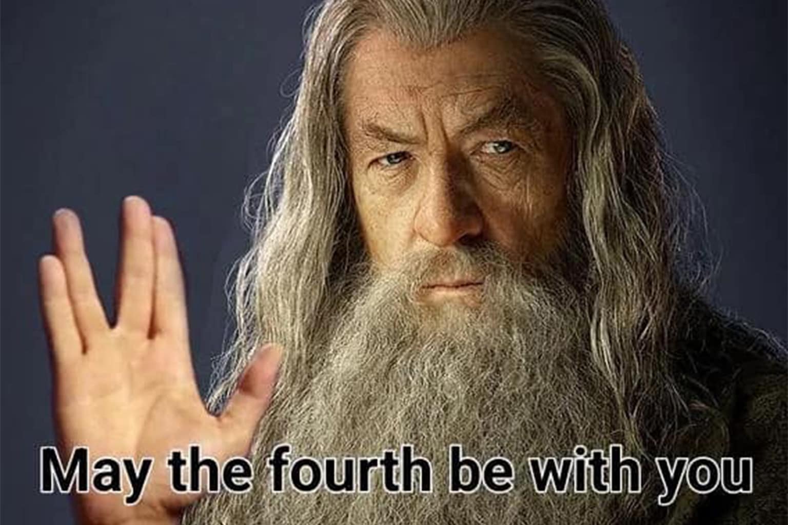 A star wars memes gallery of May the 4th be with you memes highlighting the fandom's humor with a Star Destroyer over San Francisco, a literal path I can't follow, and the iconic independent contractor debate.