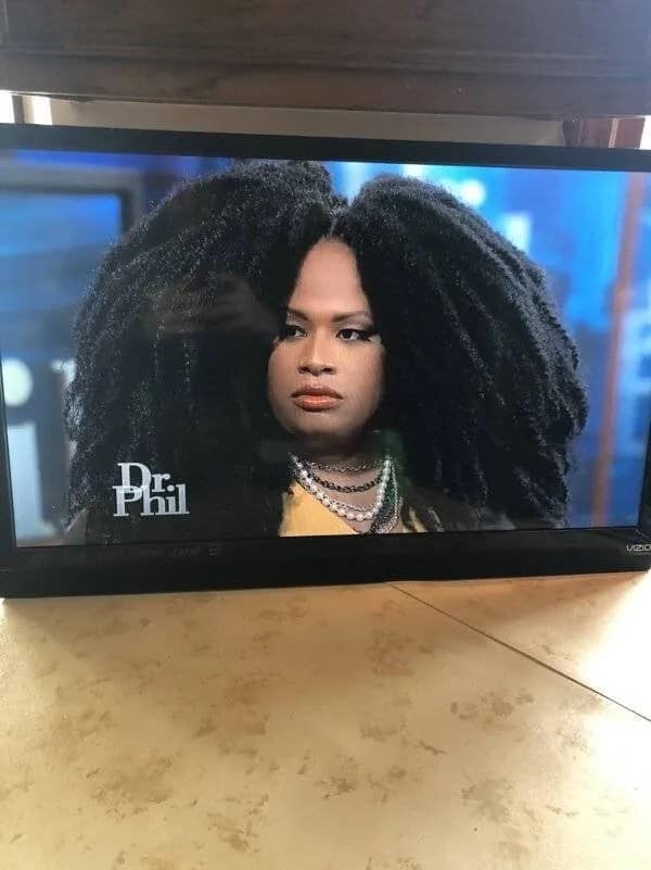 When you ask the stylist for "a little bit of volume" and they decide your head needs to occupy three separate time zones.