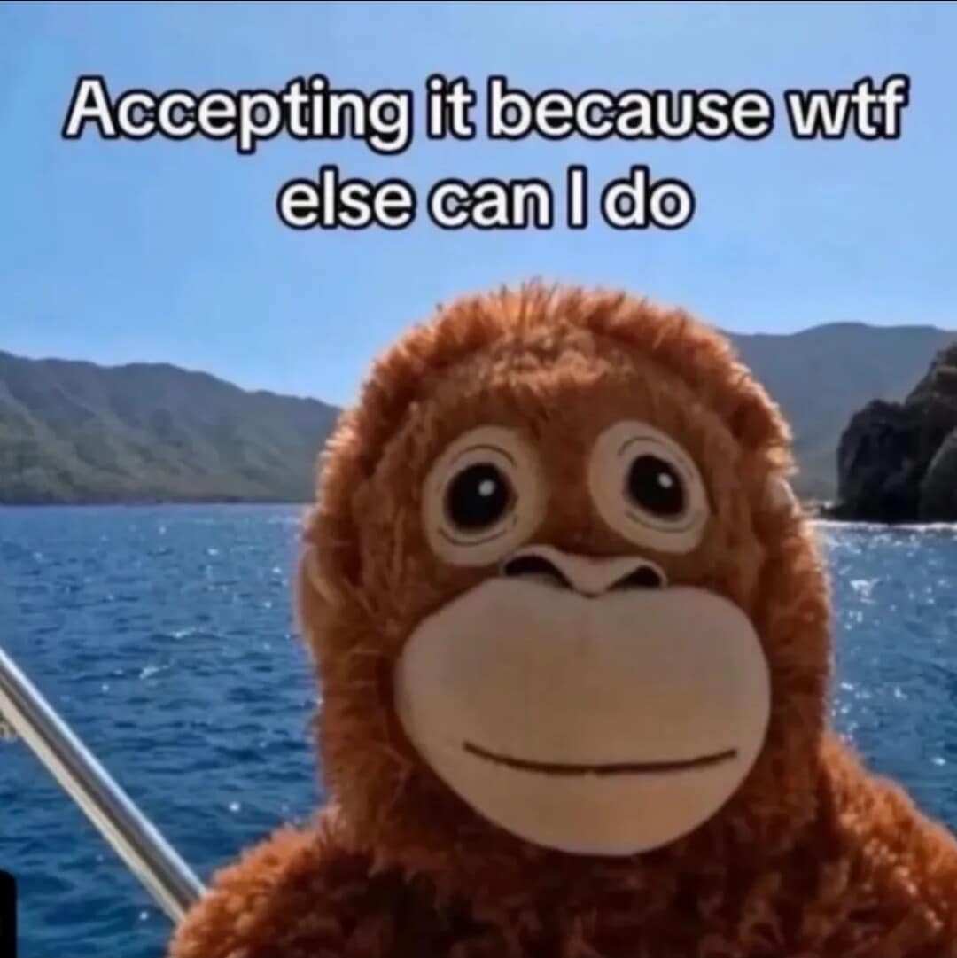 Text-only graphic layout on a black background in a funny meme stating: "They absolutely nerfed sneezing. It used to give me so much more relief 10 years ago."