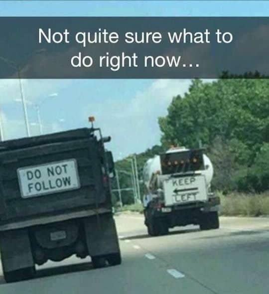 When the GPS accidentally recalculates your route through an active action movie set.